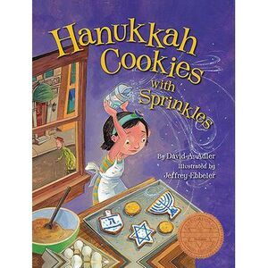 Hanukkah Cookies with Sprinkles -- David Adler